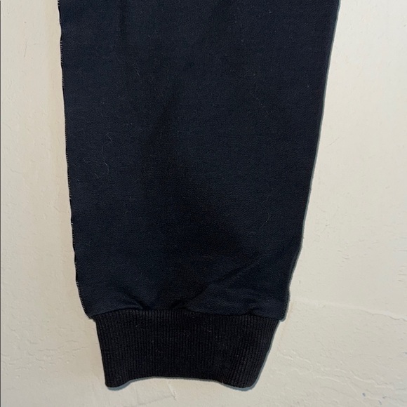 Black Jogger Pants with Side Stripes - Picture 5 of 6